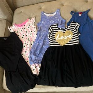 Girls lot of dresses size 7/8